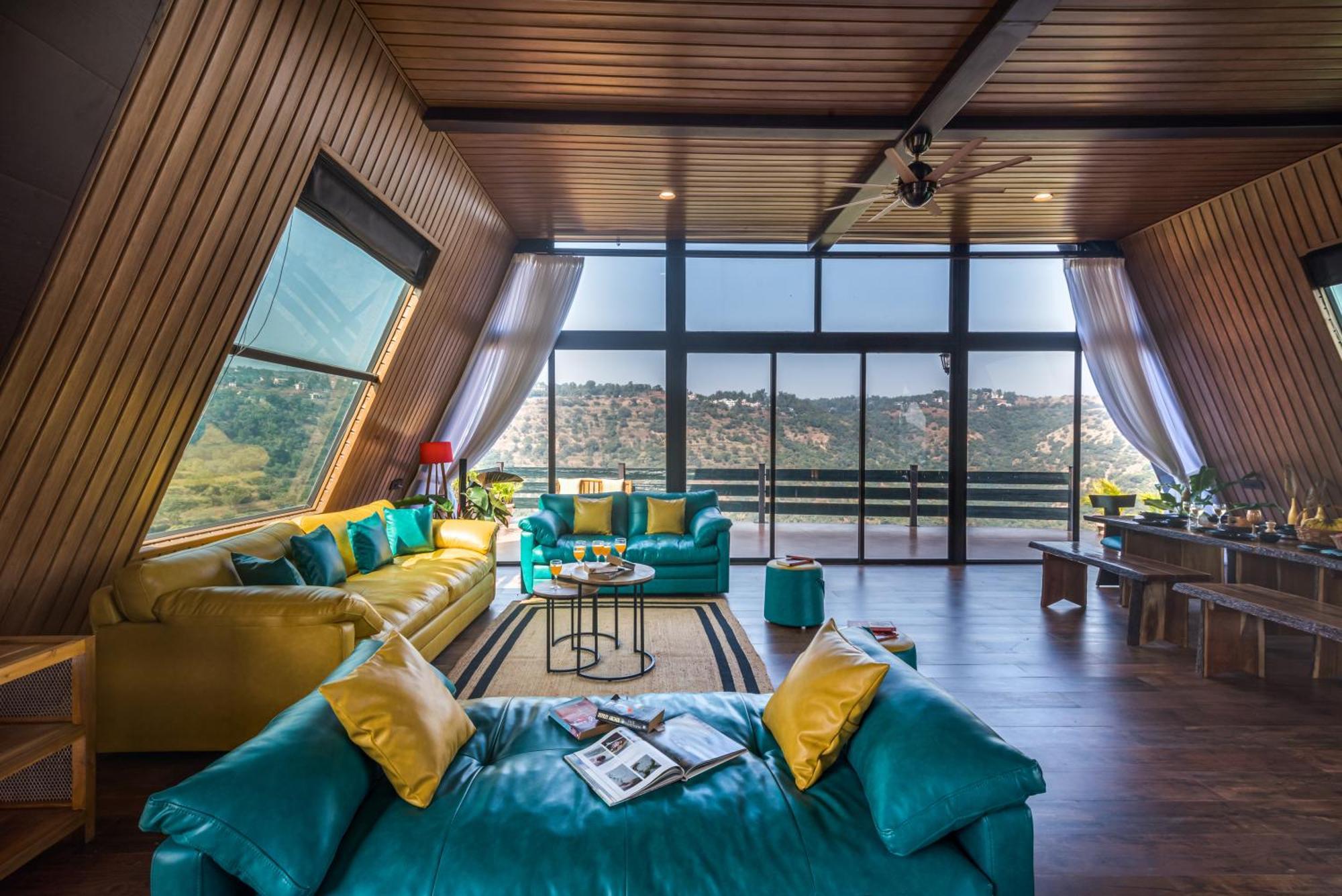 Saffronstays A Vantage, Panchgani - A Pyramid Shaped Unique Luxury Villa With Infinity Valley Views Exterior foto